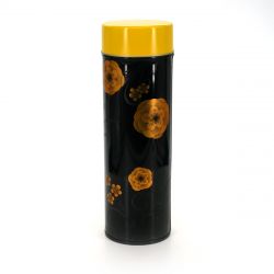 Carrito de té japonés de metal negro y amarillo - KAKYOKU - 150gr