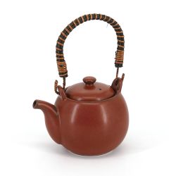 Théière japonaise en céramique - MARUI TIPOTTO - marron