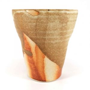 Mazagran japonés en cerámica, beige marrón naranja - RANDAMU