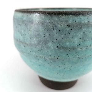 Tasse à thé japonaise en céramique, bleu givré - TSUYAKESHI