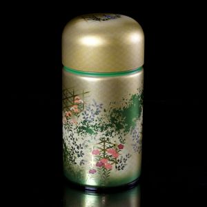 Carrito de té japonés de metal verde - HANAFUBUKI - 150gr